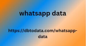 whatsapp data