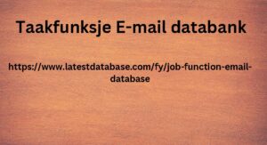 Taakfunksje E-mail databank