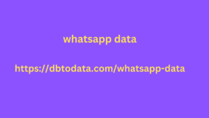 whatsapp data